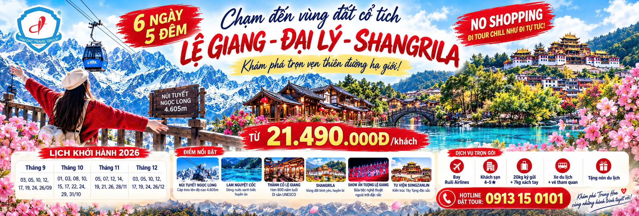 Lệ Giang - Đại Lý - Shangrila